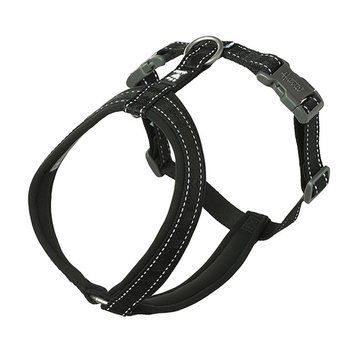 Анатомічна шлейка для собак Hurtta Casual Y-harness 60-70 Чорний 31642 фото