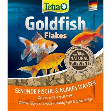 Корм сухий Tetra Goldfish Flakes для золотих рибок в пластівцях 12 г 9622 фото