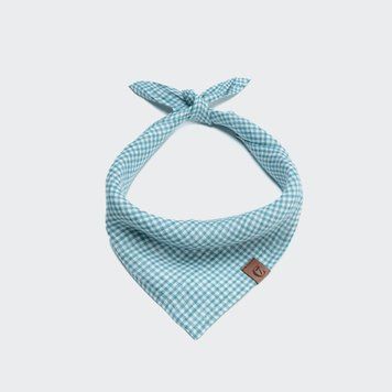Бандана для собак Cloud7 Mini Check Синій L 45847 фото