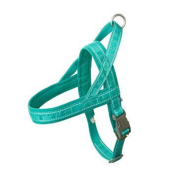 Пом'якшена шлея для собак Hurtta Casual harness ECO 30-35 Бірюзовий 32423 фото