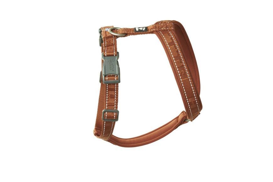 Анатомическая шлейка для собак Hurtta Casual Y-harness 70-80 Коричневый 31651 фото
