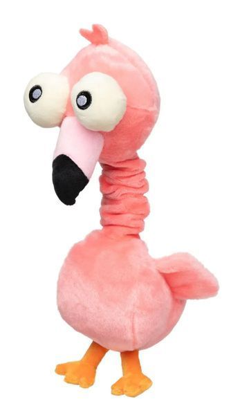 М'яка іграшка для собак FuzzYard Neck Minnit Фламінго Неколь 46581 фото