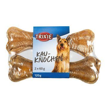 Ласощі Trixie для собак Кісточка пресована з рубцем 12 см 60 г/2 шт 1111118269 фото