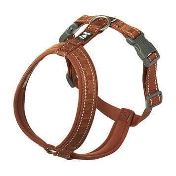 Анатомічна шлейка для собак Hurtta Casual Y-harness 80-90 Коричневий 31652 фото