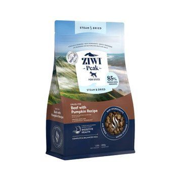 Повнораціонний сухий корм для собак Ziwi Peak Steam Dried Яловичина з гарбузом 800 г 42158 фото