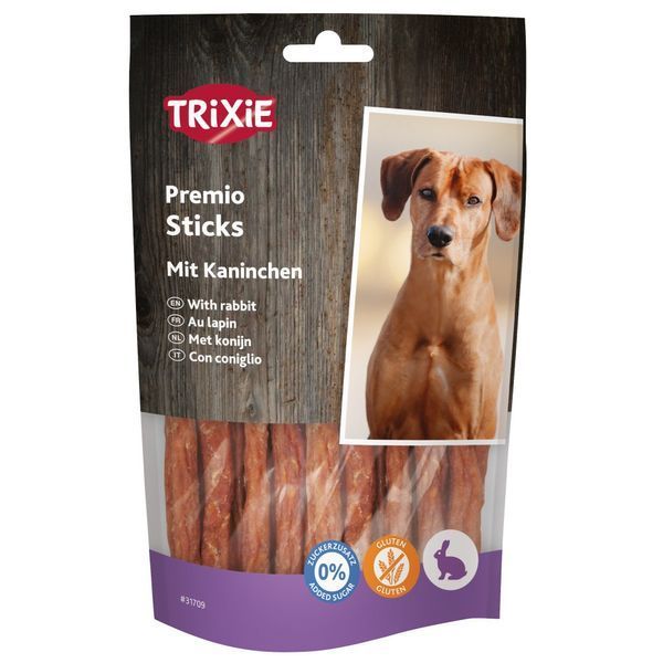 Ласощі Trixie Premio Rabbit Sticks для собак палички з кроликом 100 г 1111141772 фото