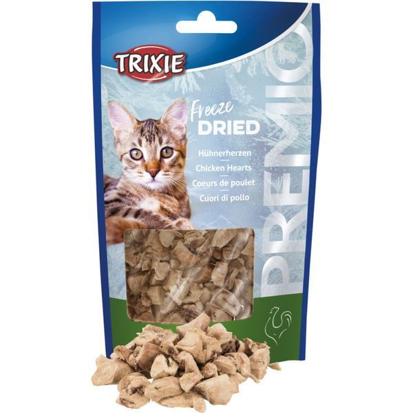Ласощі д/кот PREMIO Freeze Dried chicken hearts, сушені курячі сердечки, 25г 1111172835 фото