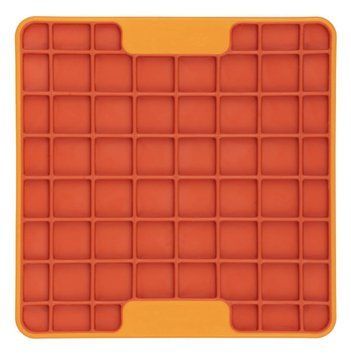 Лизальний килимок антистрес для маленьких собак собак LickiMat Mini Tuff Playdate Orange, тверда основа 30319 фото