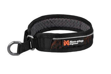 Нашийник для собак Rock collar 3.0 Non-stop dogwear Чорний/Помаранчевий XS 40435 фото