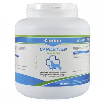 Вітамінно-мінеральний комплекс Canina Caniletten для дорослих собак 2 кг 1000 табл. 1111121982 фото