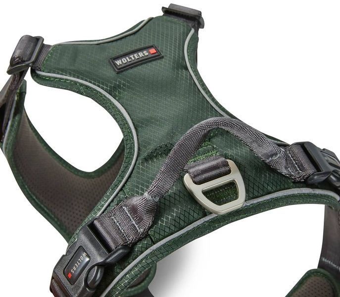 Шлейка для собак смягченная с ручкой Wolters Active Pro Comfort 3 50-57,5 см Зеленый 28164 фото