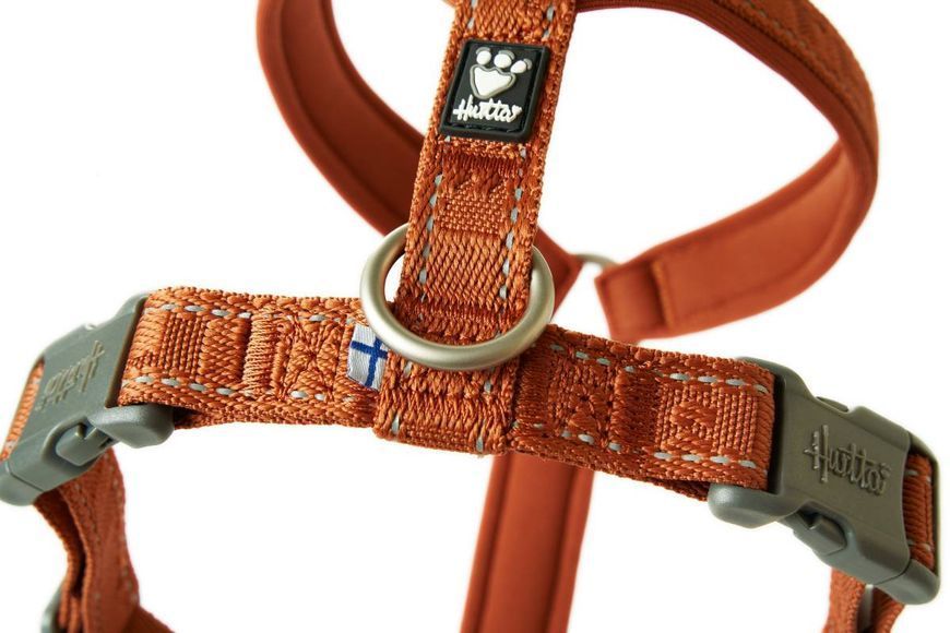 Анатомическая шлейка для собак Hurtta Casual Y-harness 90-100 Коричневый 31653 фото