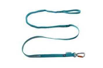 Повідець для собак Touring bungee leash Non-stop dogwear Бірюзовий 1,2 м/23 мм 41410 фото