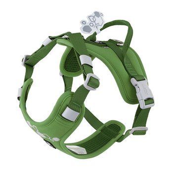 Шлейка пом'якшена для собак Hurtta Weekend Warrior Harness II ECO Зелений 65-80 42108 фото