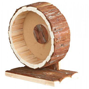 Бігове колесо Trixie Natural Living для маленьких гризунів тренажерне дерево d-23 см 1111172935 фото