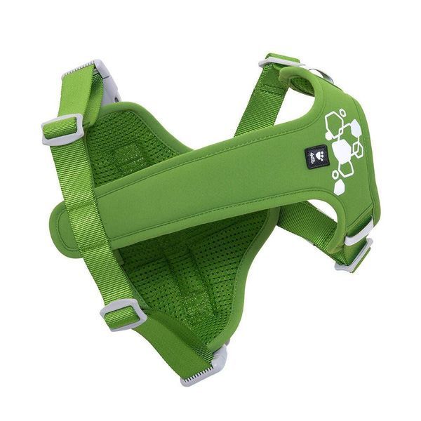 Шлейка пом'якшена для собак Hurtta Weekend Warrior Harness II ECO Зелений 65-80 42108 фото