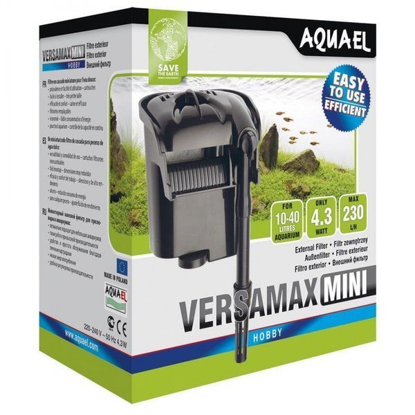 Фільтр Aquael для акваріума зовнішній Versamax-mini 230 л/год на 10-40 л 1111138546 фото