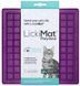 Лизательный коврик антистресс для котов LickiMat Playdate Purple Cat, мягкая основа 27786 фото 1