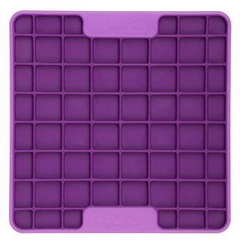 Лизальний килимок антистрес для маленьких собак собак LickiMat Mini Tuff Playdate Purple, тверда основа 30321 фото