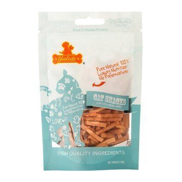 Ласощі Yalute для котів Short Chicken Slices шматочки курки 50 г 1111170838 фото
