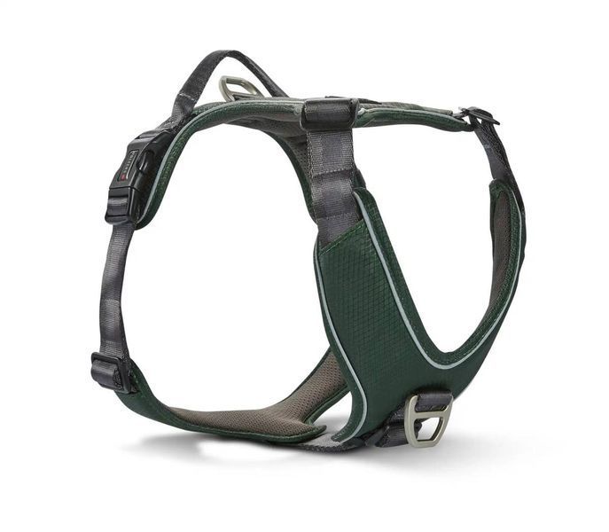Шлейка для собак пом'якшена з ручкою Wolters Active Pro Comfort 5 60-75 см Зелений 29666 фото