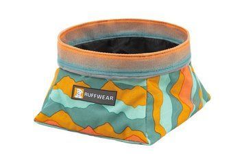 Складна миска для собак Ruffwear Quencher&trade; M Бірюзово-жовтогарячий 30627 фото