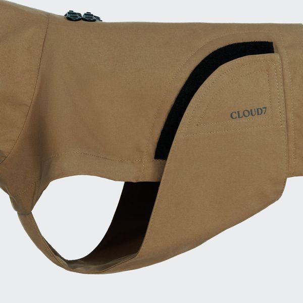 Дощовик для такс і схожих порід собак Cloud7 Dublin 2.0 Dachshund Коричневий 4 45702 фото
