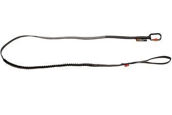 Повідець для собак Touring bungee leash Non-stop dogwear Чорний/Сірий 2,8 м/13 мм 41413 фото