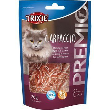 Ласощі Trixie Premio Carpaccio для котів з качкою та рибою 20 г 1111133312 фото