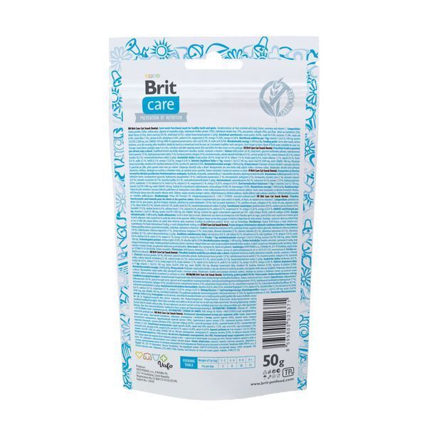 Ласощі Brit Care Functional Snack Dental д/котів для здоров я зубів та ясен з індичкою 50 г 1111158248 фото