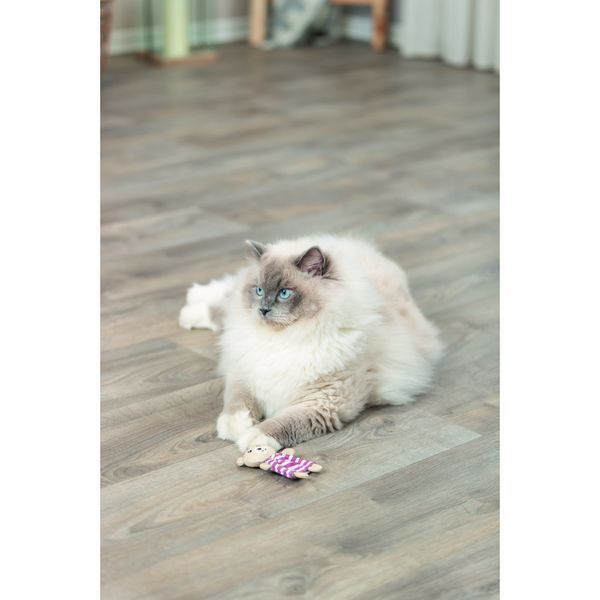 Іграшка Trixie для котів Ведмідь тканина з котячою м ятою 12 см 1111185453 фото