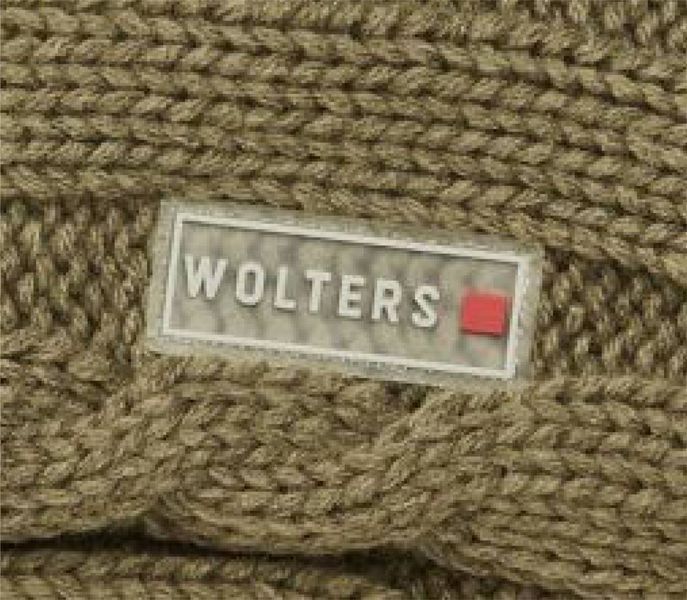 Вязаный свитер для собаки Wolters Cable Knit с узором коса 30 см Оливковый 29599 фото