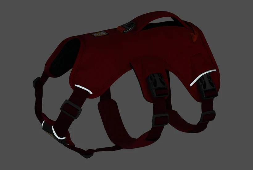 Підтримуюча шлейка для службових собак Ruffwear Web Master&trade; M 69-81 см Червоний 30875 фото