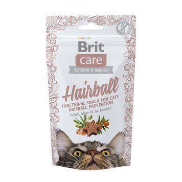 Ласощі Brit Care Functional Snack Hairball д/котів для виведення шерсті з качкою 50 г 1111158250 фото