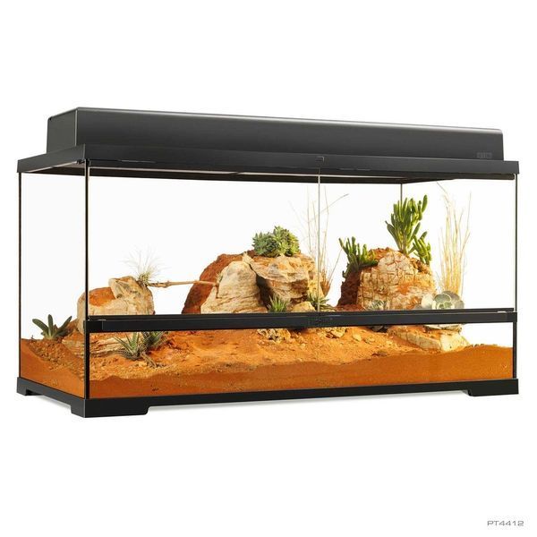 Тераріум ExoTerra для екзотичних тварин Pro Terrarium скляний 90x45x45 см 1111215543 фото
