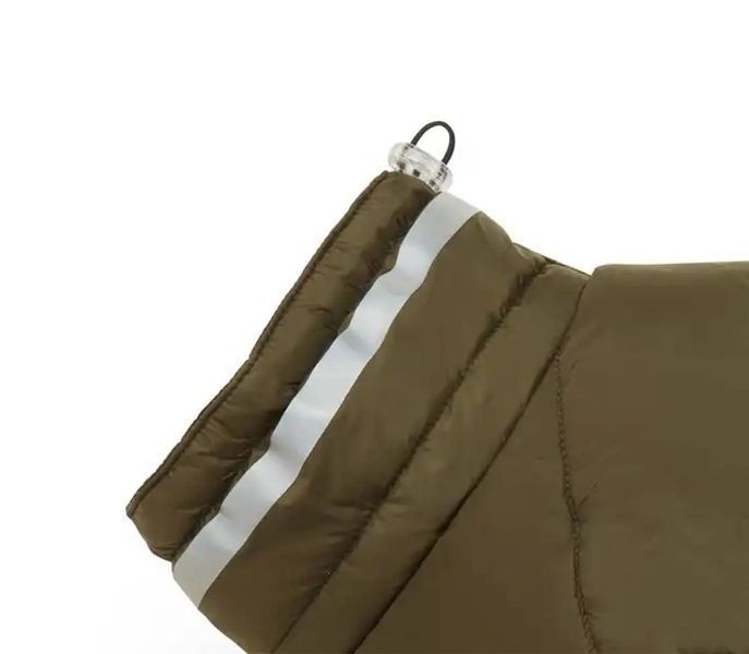 Тепла куртка для собак Wolters Cosy для Такс 48 см Оливковий 28403 фото