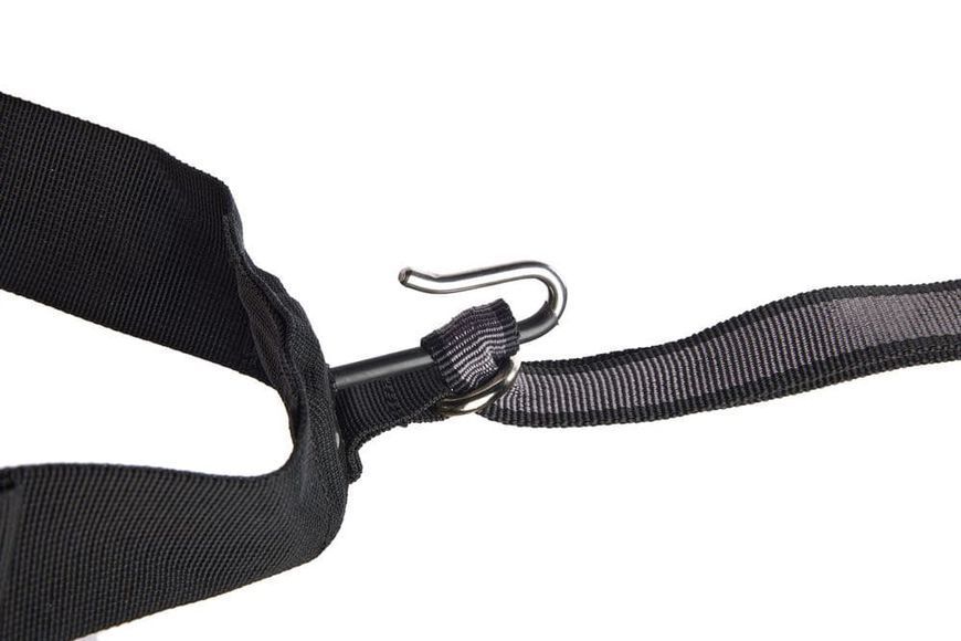 Пояс для прив'язі собак Trekking belt 2.0 Non-stop dogwear Чорний/Сірий M 40289 фото