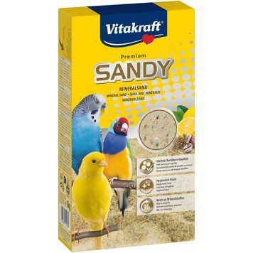 Наповнювач Vitakraft Sandy Mineralsand для кліток птахів пісок 2 кг 1892 фото