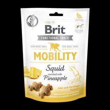 Ласощі Brit Care Functional Snack Mobility для собак для підтримки суглобів з кальмаром та ананасом 150 г 1111158242 фото