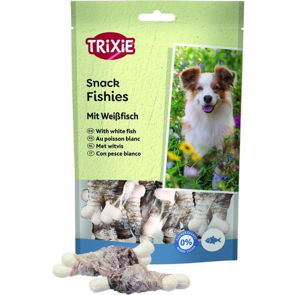 Ласощі Trixie Fishies with Whitefish для собак з білою рибою 100 г 1111139047 фото