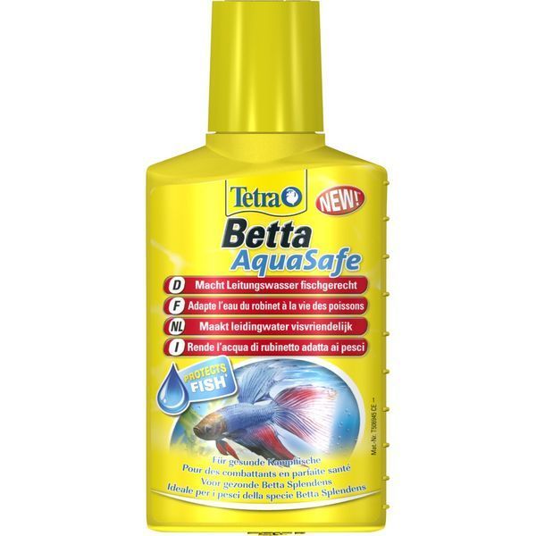 Кондиціонер Tetra Betta Aqua Safe для підготовки водопровідної води в придатну для півників 100 мл на 100 л 1111133781 фото