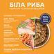 Беззерновой влажный корм для собак Fish4Dogs Finest Белая рыба с бататом и зеленой фасолью 395 г 45575 фото 2