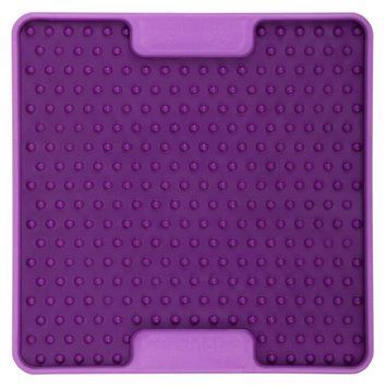 Лизальний килимок антистрес для маленьких собак собак LickiMat Mini Tuff Soother Purple, тверда основа 30327 фото