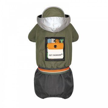 Дощовик Pet Fashion JIMI для собак хакі сірий XS 1111174487 фото