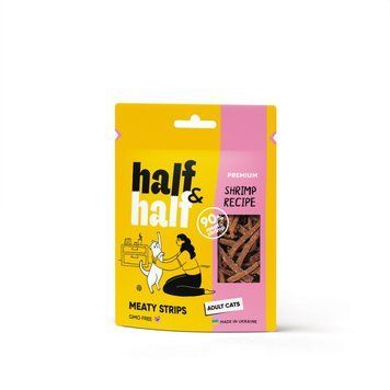 Ласощі Half&Half м&rsquo;ясні смужечки з креветкою для котів, 50 г 1111203548 фото