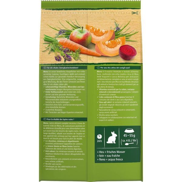 Корм Vitakraft Premium Menu Vital для декоративних гризунів для кроликів 1 кг 1111111810 фото