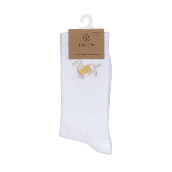 Шкарпетки для власників собак Palopa Tennis Socks Badger Dog 35-40 45549 фото