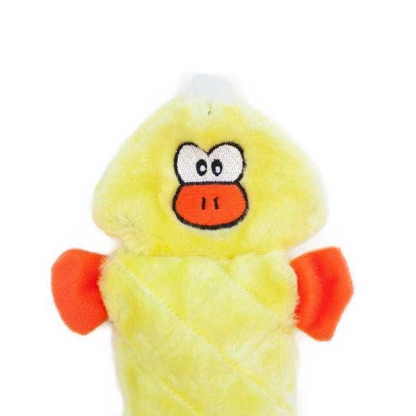 Мягкая игрушка для собак утка ZippyPaws Jigglerz Duck с пищалкой 28490 фото