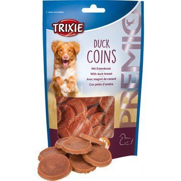 Ласощі Trixie Premio Duck Coins для собак монетки з качкою 80 г 1111134915 фото