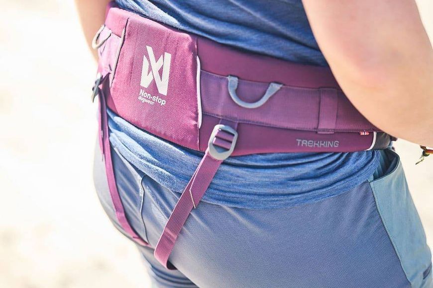Пояс для прив'язі собак Trekking belt 2.0 Non-stop dogwear Фіолетовий M 40292 фото